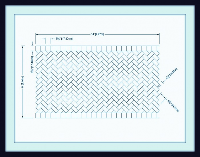     () - DHB 2xTile Border 8X14 SR-120