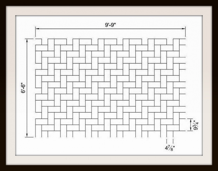      - Herringbone 10X6 -SR-60