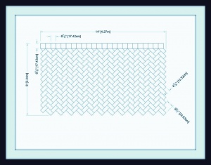     () - DHB 1xTile Border 8x14 SR-120