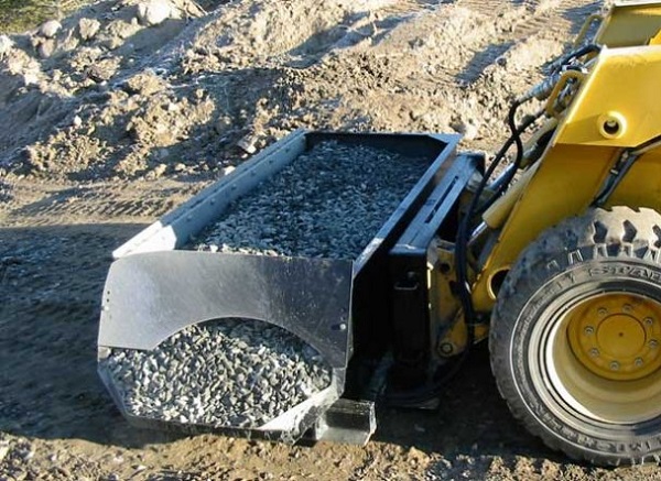    Skidsteer Side Dump Bucket