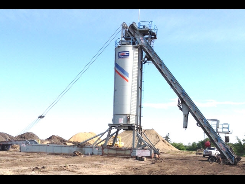  GENCOR 150 TON PORTABLE SELF-ERECT SILO