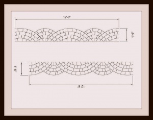     () - Scallop-Bottom Piece 13X2