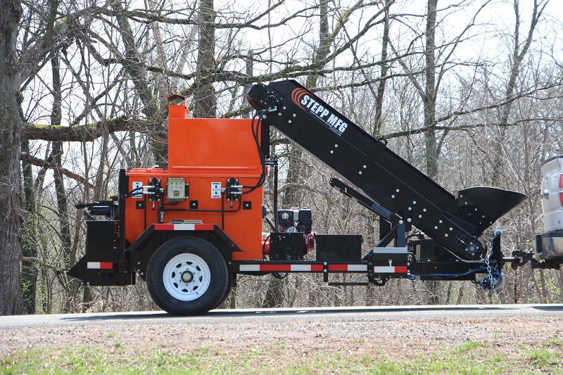 Прицепной рециклер асфальтобетона для ямочного ремонта - SMMT