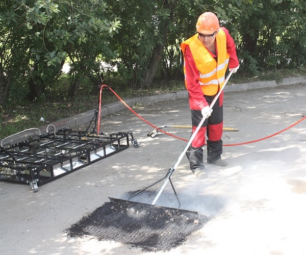 Портативная установка инфракрасного нагрева и ремонта асфальта 2SV-78 со скидкой 10 процентов