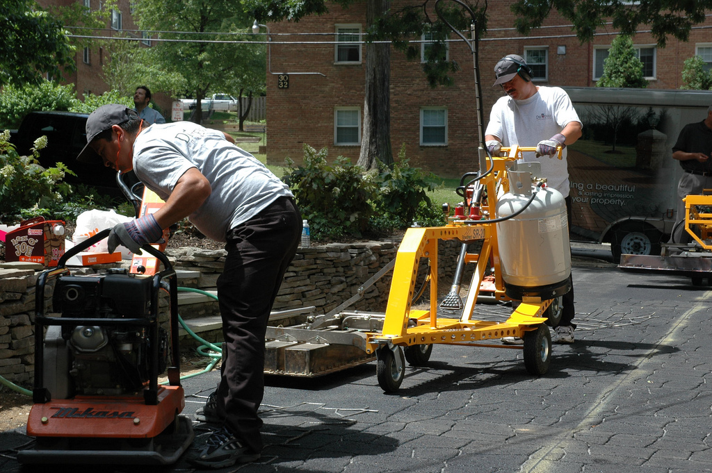 Декорирование асфальта - технологии, решения и дизайн