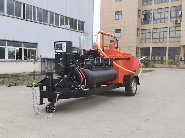 Котел заливщик на прицепе LS-500QY с компрессором Котел заливщик на прицепе LS-500QY с компрессором
