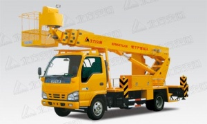Телескопический гидроподъемник на базе автомобиля 22m-ISUZU Телескопический гидроподъемник на базе автомобиля 22m-ISUZU